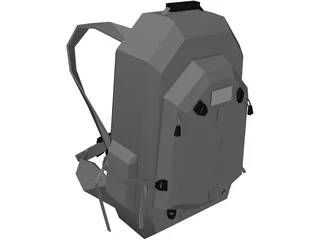 Bag Slalom 40 (Medium Touristic For Tourists And Outdoors) 3D Model preview