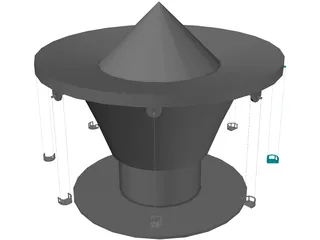 Carrousel 3D Model preview