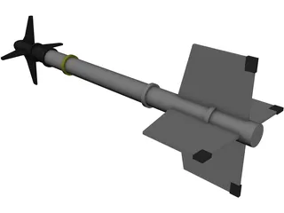 Sidewinder AIM-9 3D Model preview