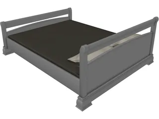 Bed 3D Model preview