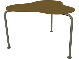 Fellini Table 3D Model preview