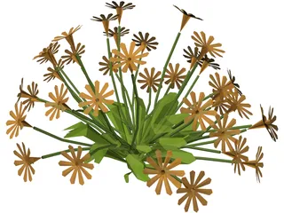 Flower Garden 3D Model preview