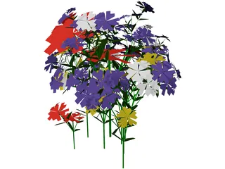Flowers 3D Model preview