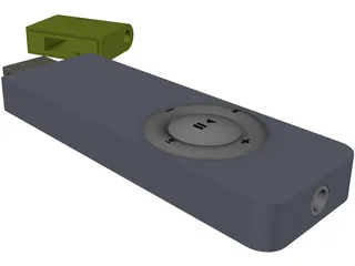 iPod Shuffle 3D Model preview