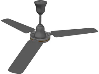 Fan Ceiling 3D Model preview