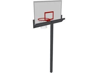 Basketball Hoop 3D Model preview