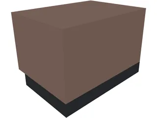 Card Catalogue 3D Model preview