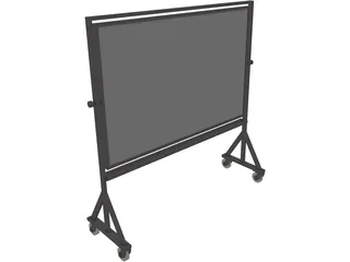 Chalkboard 3D Model preview