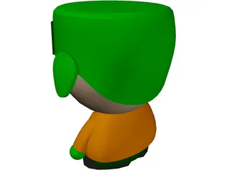 South Park Kyle 3D Model preview