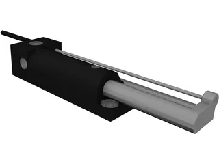 Finger Motion Pistion 3D Model preview