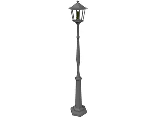 Streetlamp 3D Model preview