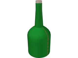 Bottle 3D Model preview