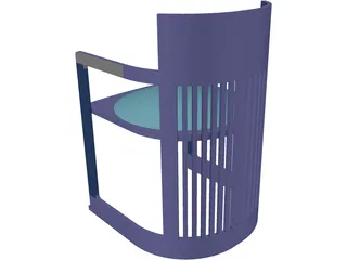 Chair S3D-1114 3D Model preview