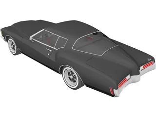 Buick Riviera (1971) 3D Model preview