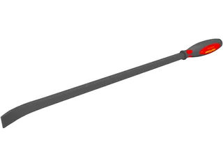 Pry Bar 18 inch 3D Model preview