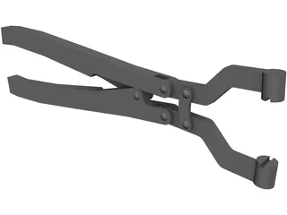 Pliers Cable 3D Model preview