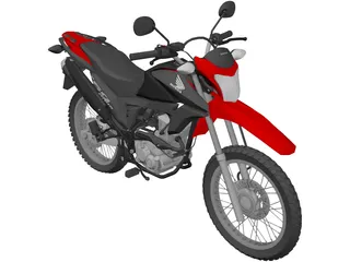 Honda Bros 160 3D Model preview