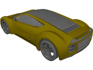 Saleen S5S Raptor 3D Model preview