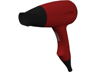 Hair Dryer 3D Model preview