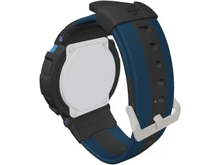 Casio G-Shock Watch 3D Model preview
