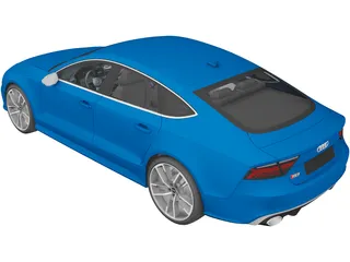 Audi RS7 Sportback (2016) 3D Model preview