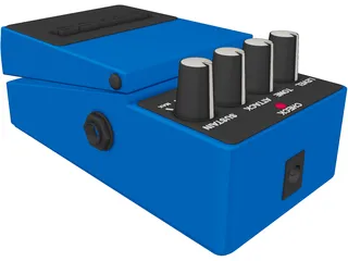 Boss CS3 Guitar Effects Pedal 3D Model preview