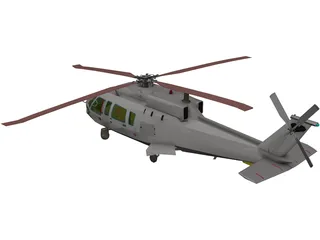 Sikorsky S-76C 3D Model preview