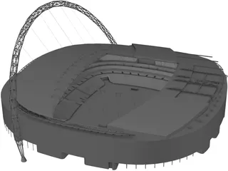 Wembley Stadium 3D Model preview