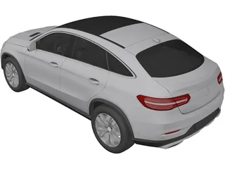 Mercedes-Benz GLE Coupe (2016) 3D Model preview