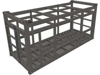 Offshore Container Frame 3D Model preview