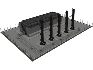 Factory 3D Model preview