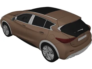 Infiniti Q30S 2.2d AWD (2015) 3D Model preview