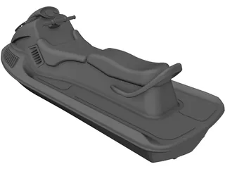 Jet Ski 3D Model preview