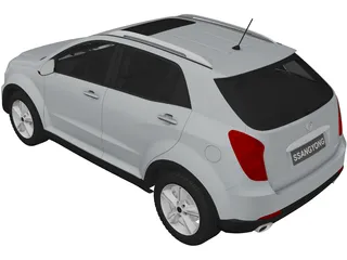 SsangYong Korando (2011) 3D Model preview