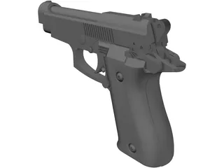 Beretta 85 Kimar 3D Model preview