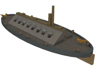 Ironclad 3D Model preview