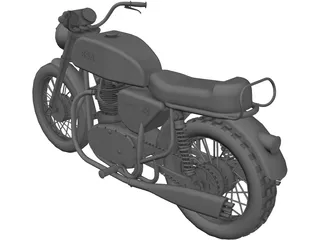 BSA Lightning 3D Model preview