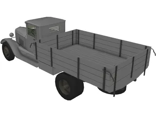 ZIS 5 3D Model preview