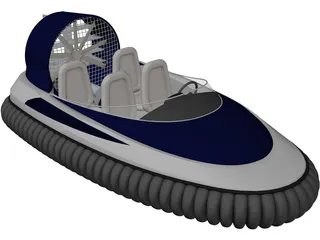 Hovercraft 3D Model preview