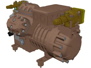 Dorin SE326 Compressor 3D Model preview