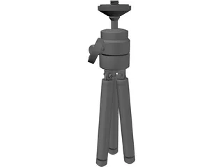 Mini Tripod Camera 3D Model preview
