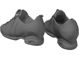 Sneakers Shoes 3D Model preview