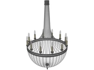 Chandelier 3D Model preview