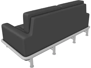 Modern Sofa 3D Model preview