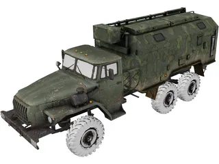URAL 4320 3D Model preview