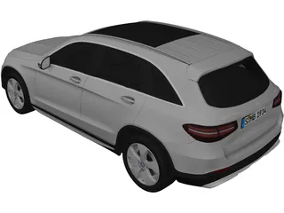 Mercedes-Benz GLC 250d (2016) 3D Model preview