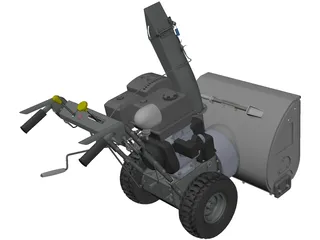 Snowblower 3D Model preview