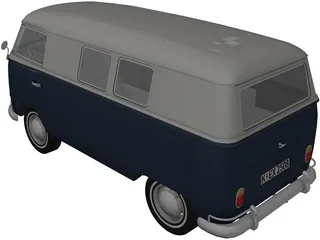 Volkswagen T1 (1967) 3D Model preview