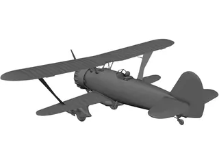 Henshel HS-123A 3D Model preview