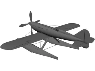 Macchi MC72 3D Model preview
